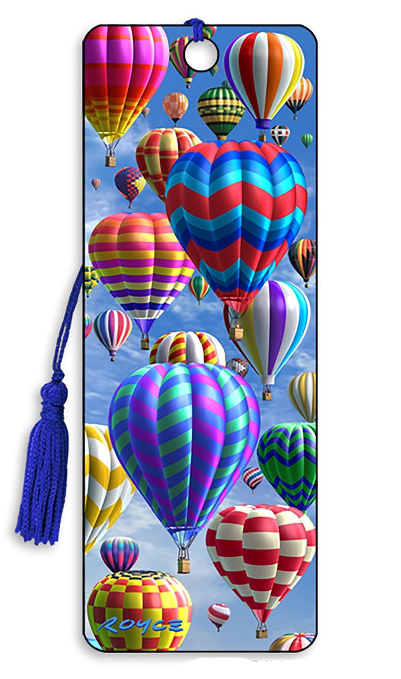 Artgame 3D ""Hot Air"" (Balloons) Bookmark Featuring The Artwork of Royce B Mcclure - by Artgame - Image 1